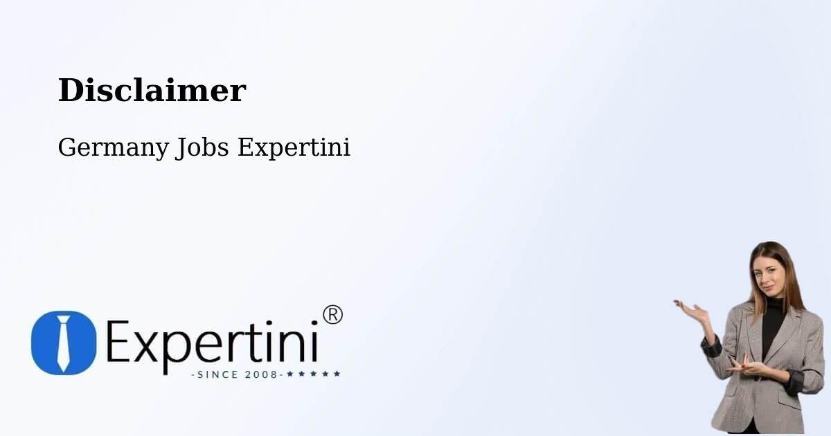 Disclaimer – Laboe - Germany Jobs Expertini